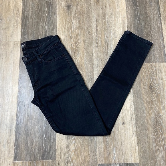 HUDSON Dark Wash Blue Mid Rise Skinny Denim Jeans Size 27 - Picture 1 of 8